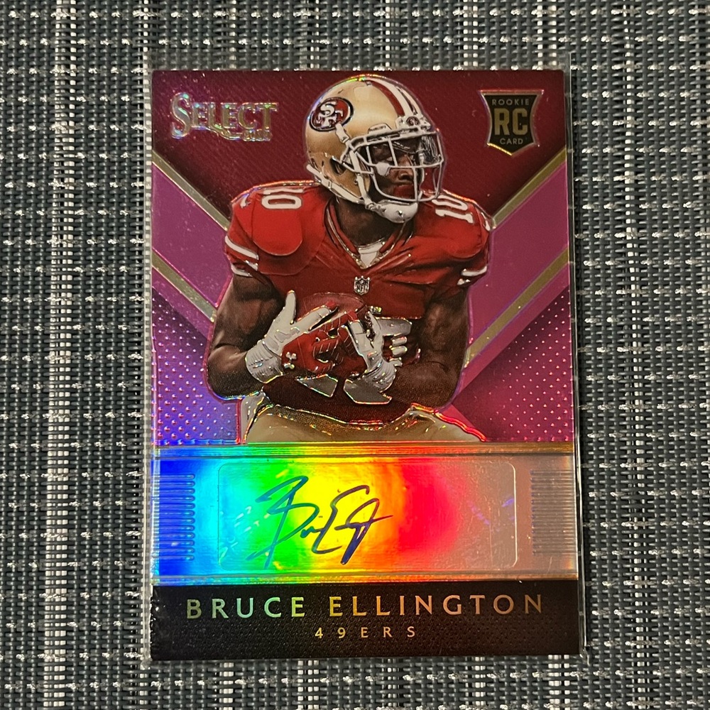 Num RC: 183/199 & Autographed 🏈 Bruce Ellington Select Rookie Card #RA-BE, Qty 1